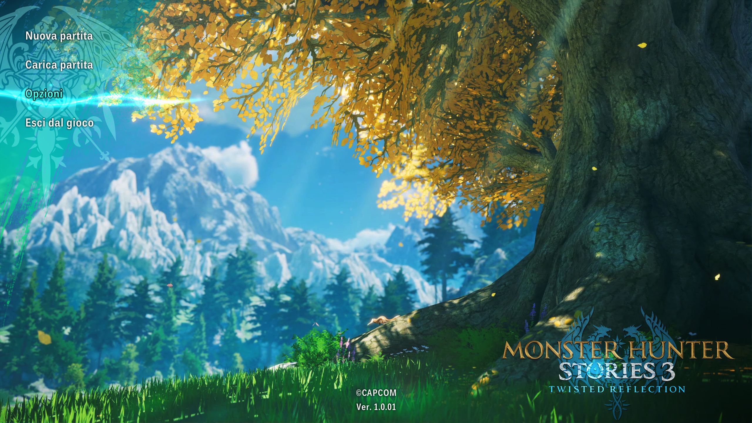 "Monster Hunter Stories 3: Twisted Reflection in-game screenshot featuring a character battling a monster."