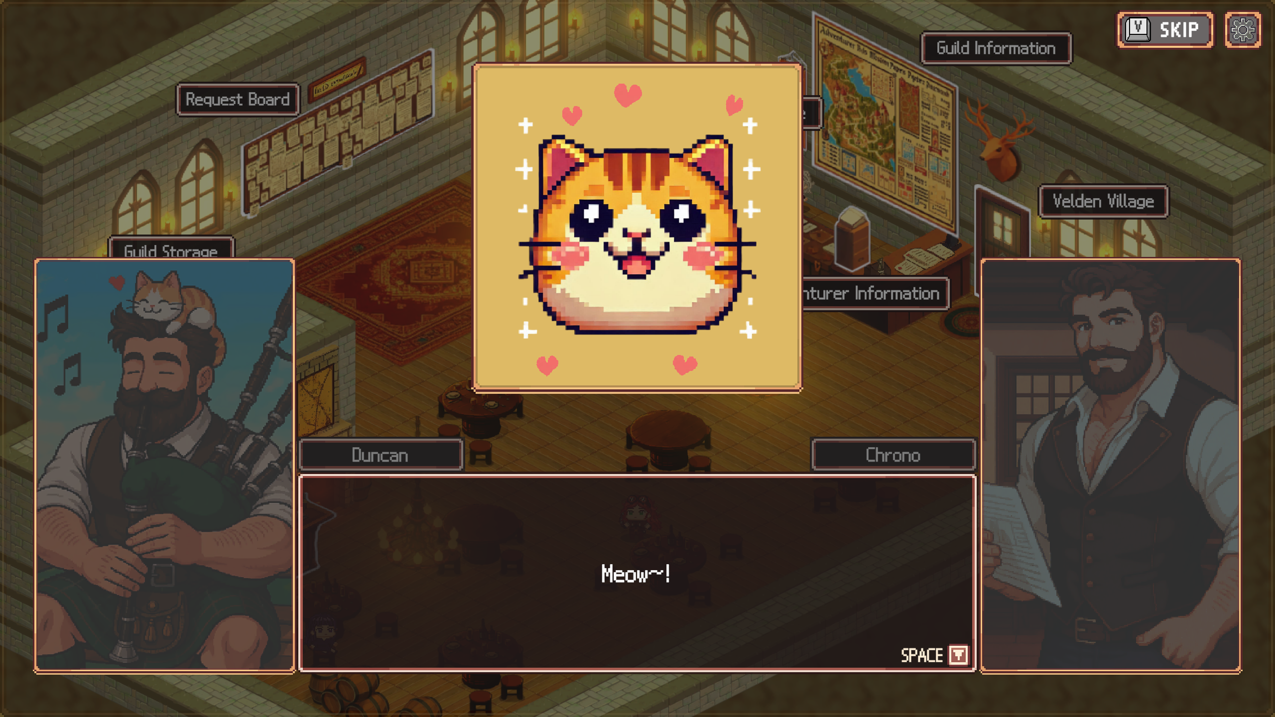 "Isekai Adventurer Guild screenshot, 3614160 guild information, fantasy RPG adventure."