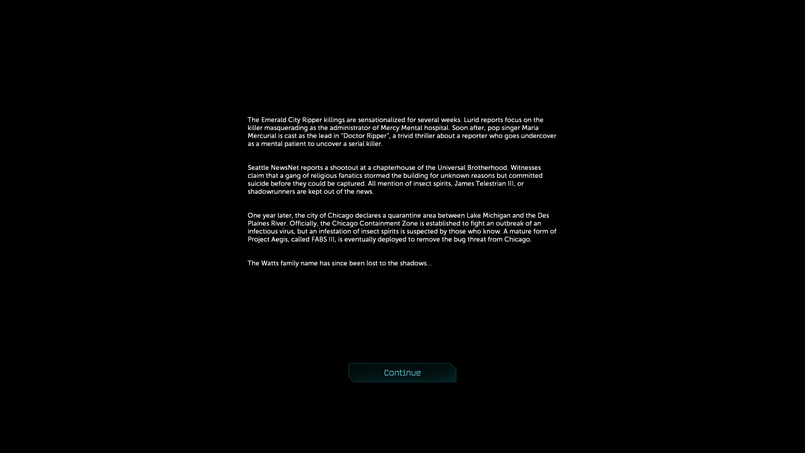 Shadowrun Returns Steam screenshot 7, captured 21 July 2026 at 21:47