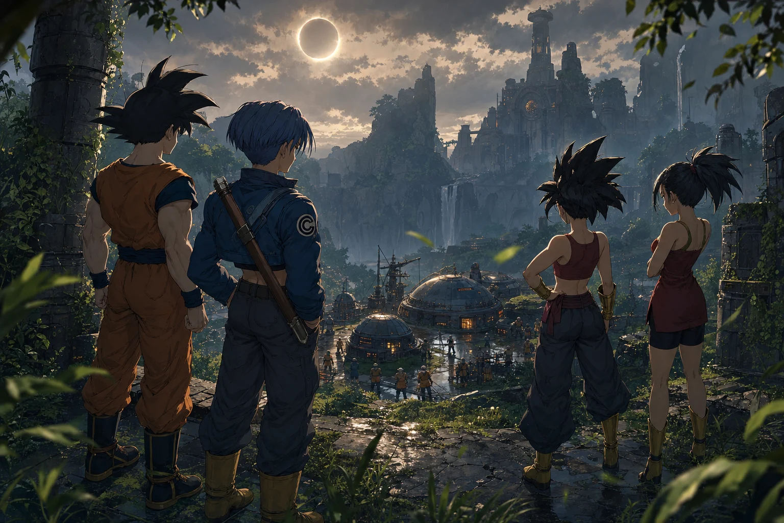 DRAGON BALL: Sparking! ZERO fanart in Vibrant Retro Anime Travel