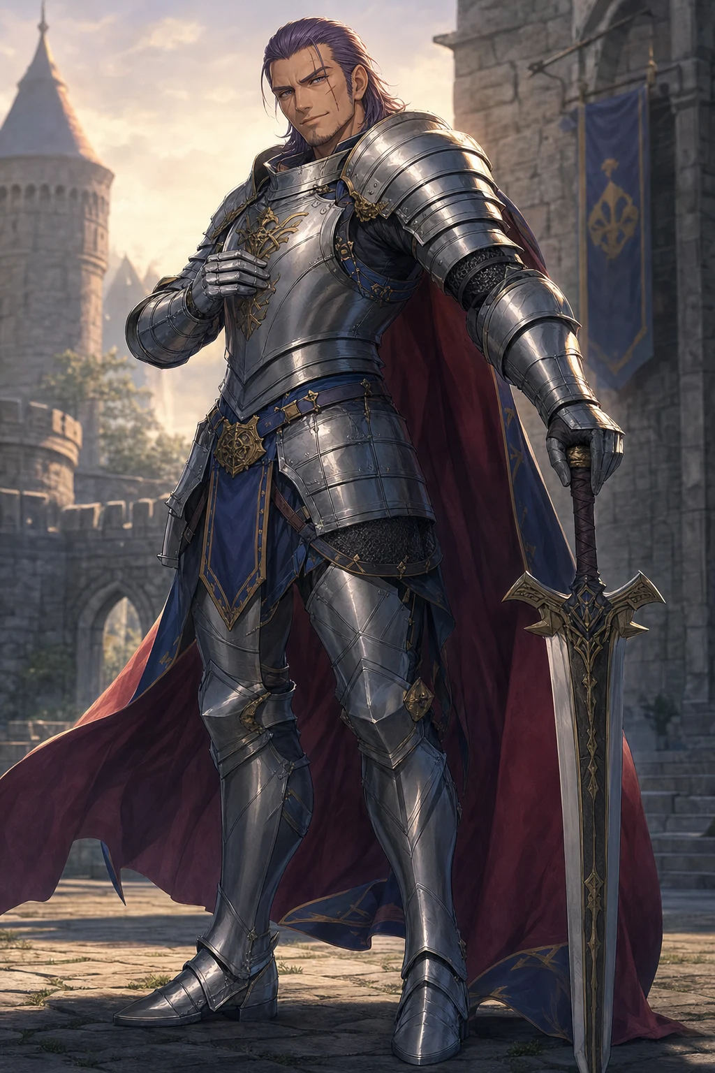 Hendrik from DRAGON QUEST XI — male character portrait fanart