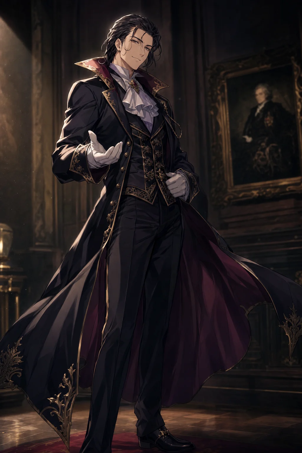 Count Galleria from Labyrinth of Galleria: The Moon Society — male character portrait fanart