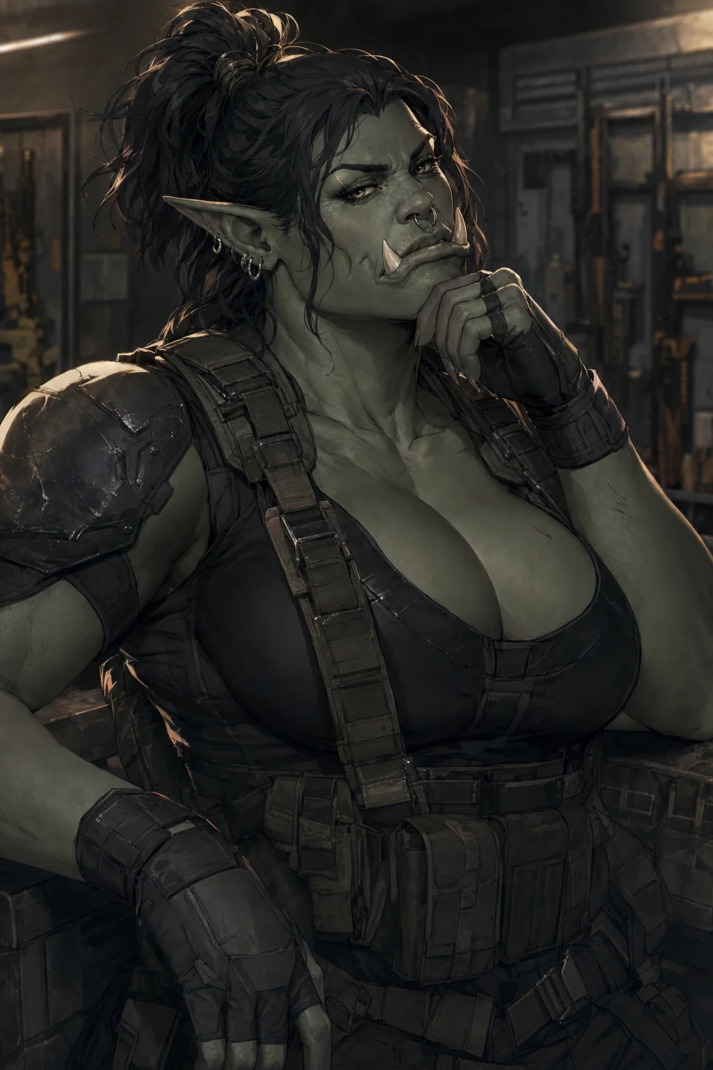 Eiger from Shadowrun: Dragonfall – Director’s Cut — female character portrait fanart